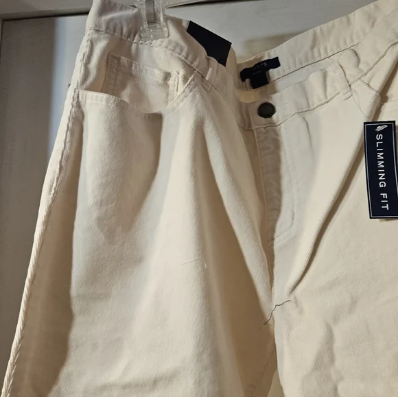 Women's Cream Chaps Corduroy Pants Size 14R - Picture 3 of 13